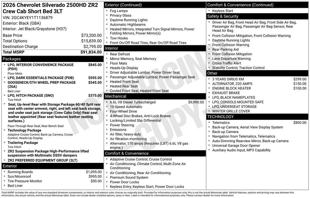 Used 2026 Chevrolet Silverado 2500 ZR2 AWD/4WD image 5