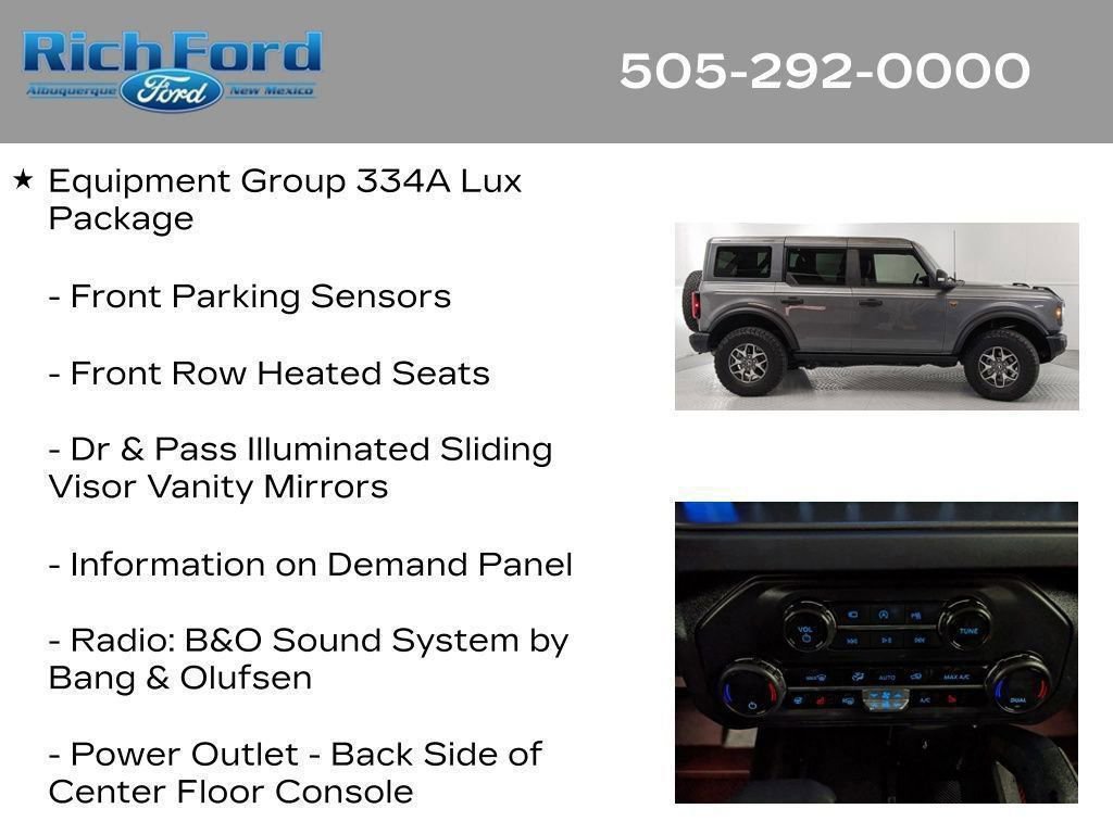 Certified 2025 Ford Bronco Badlands AWD/4WD image 63