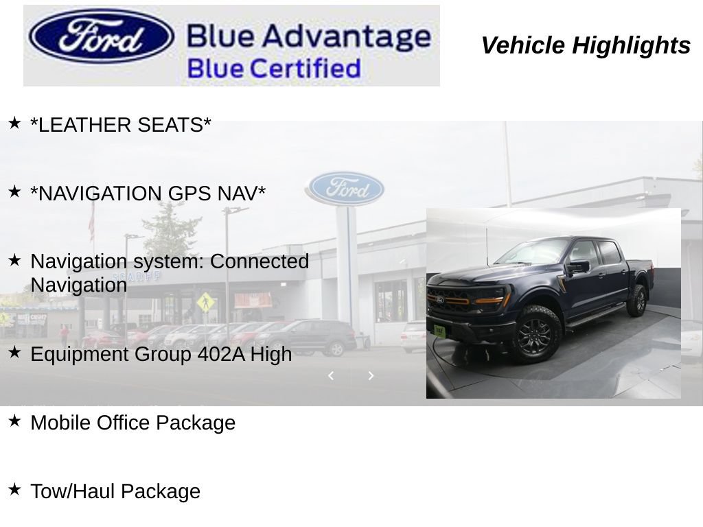 Certified 2025 Ford F150 Tremor w/ Equipment Group 402A High AWD/4WD image 19