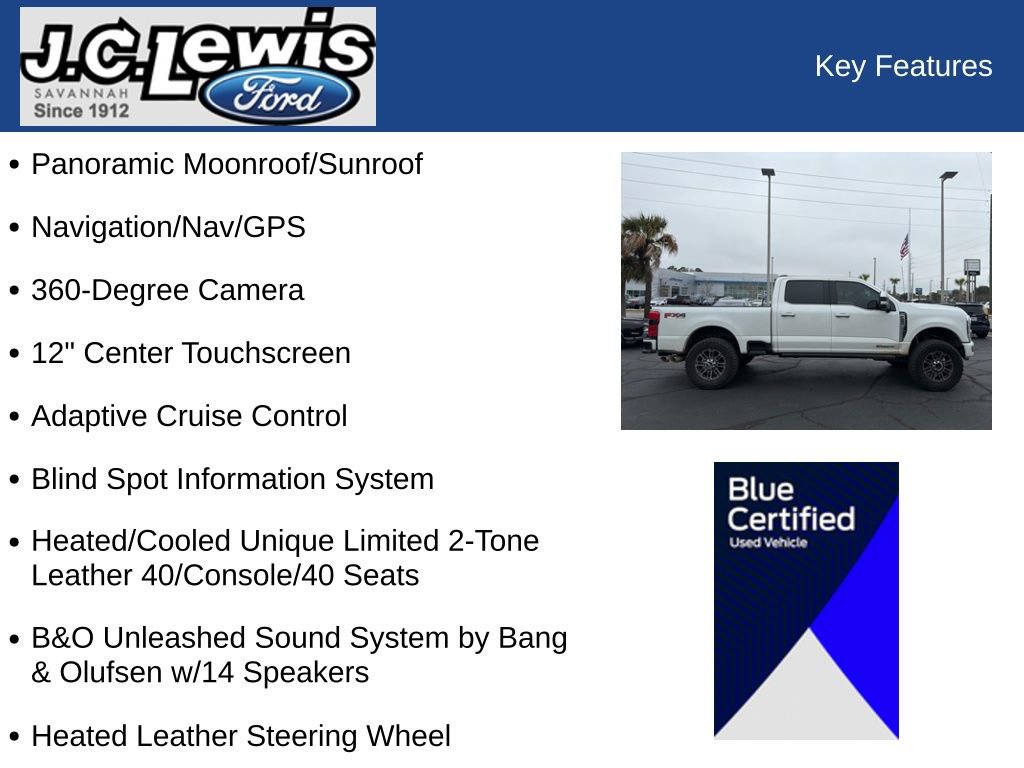Certified 2024 Ford F250 Limited w/ FX4 Off-Road Package image 12