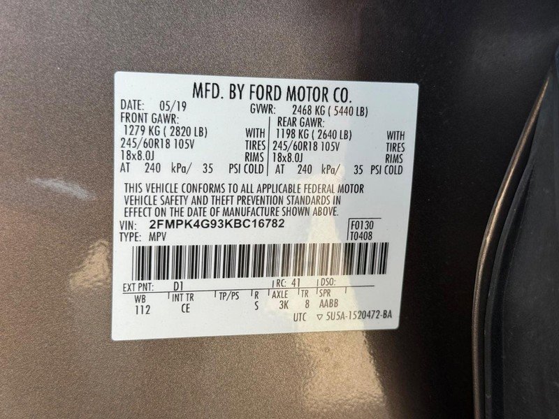 Certified 2019 Ford Edge SE AWD/4WD image 28