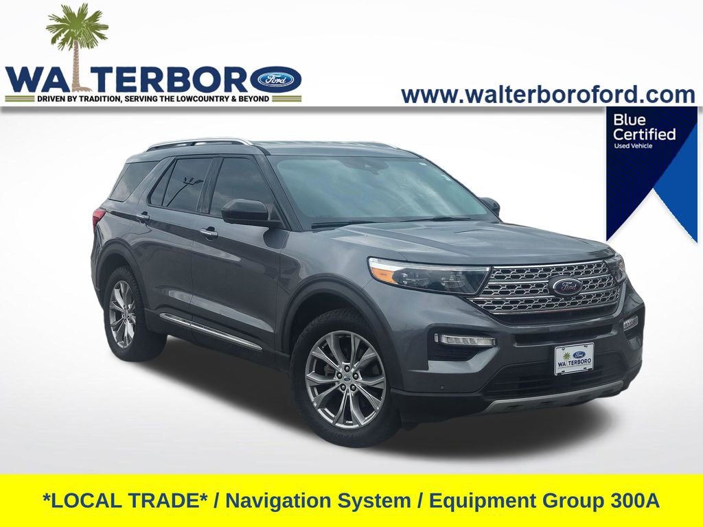 Certified 2022 Ford Explorer Limited AWD/4WD image 1