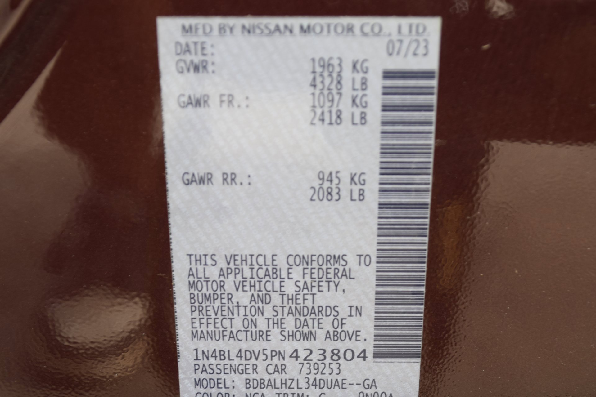 Used 2023 Nissan Altima 2.5 SV w/ SV Premium Package image 26