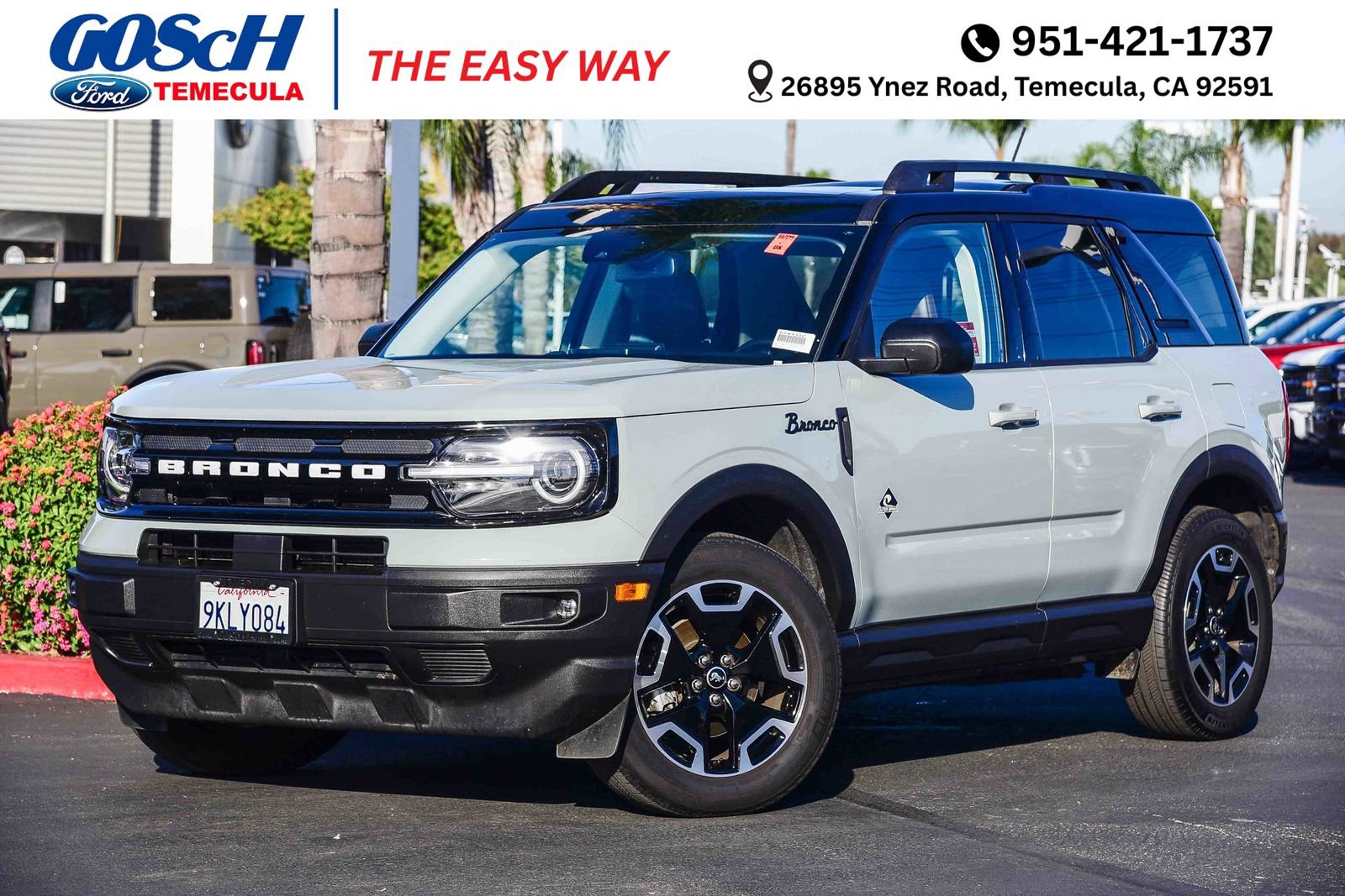 Certified 2023 Ford Bronco Sport Outer Banks w/ Tech Package