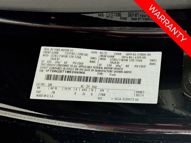 Certified 2021 Ford F250 Platinum w/ Tremor Off-Road Package image 34