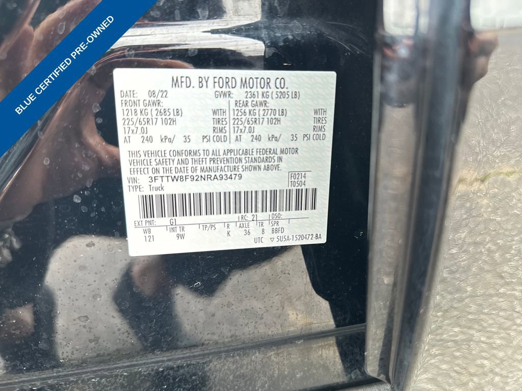 Certified 2022 Ford Maverick XL w/ Equipment Group 100A Standard image 10