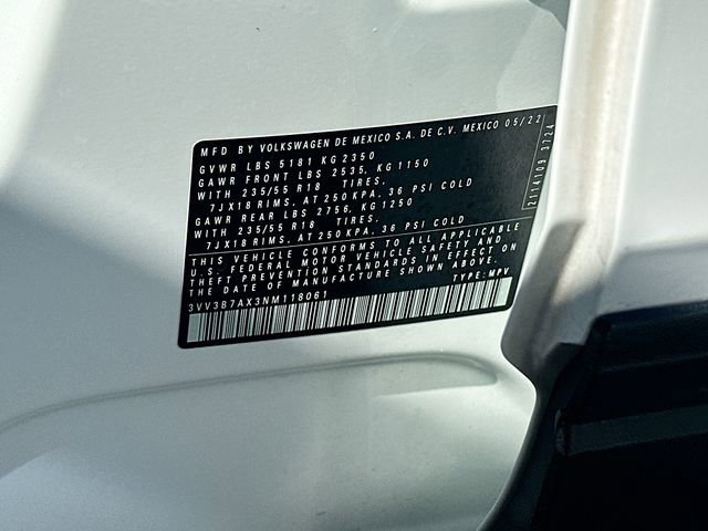 Used 2022 Volkswagen Tiguan SE image 34