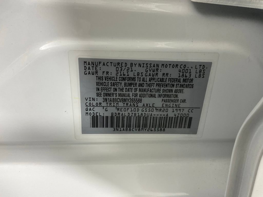 Used 2021 Nissan Sentra SV FWD image 27