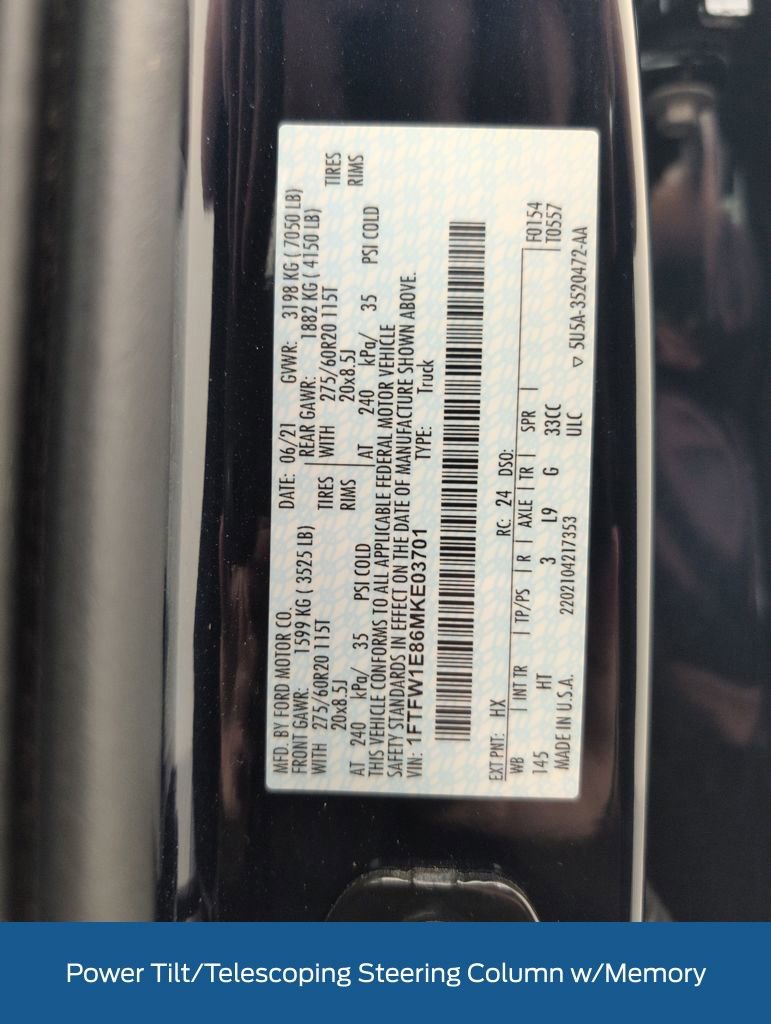 Certified 2021 Ford F150 Lariat w/ Equipment Group 502A High image 48