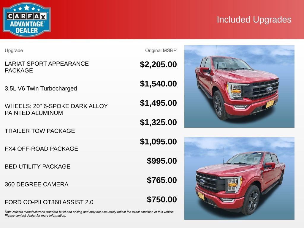 Certified 2023 Ford F150 Lariat AWD/4WD image 14