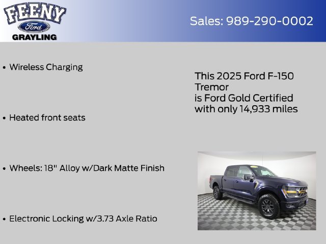 Certified 2025 Ford F150 Tremor w/ Mobile Office Package AWD/4WD image 20