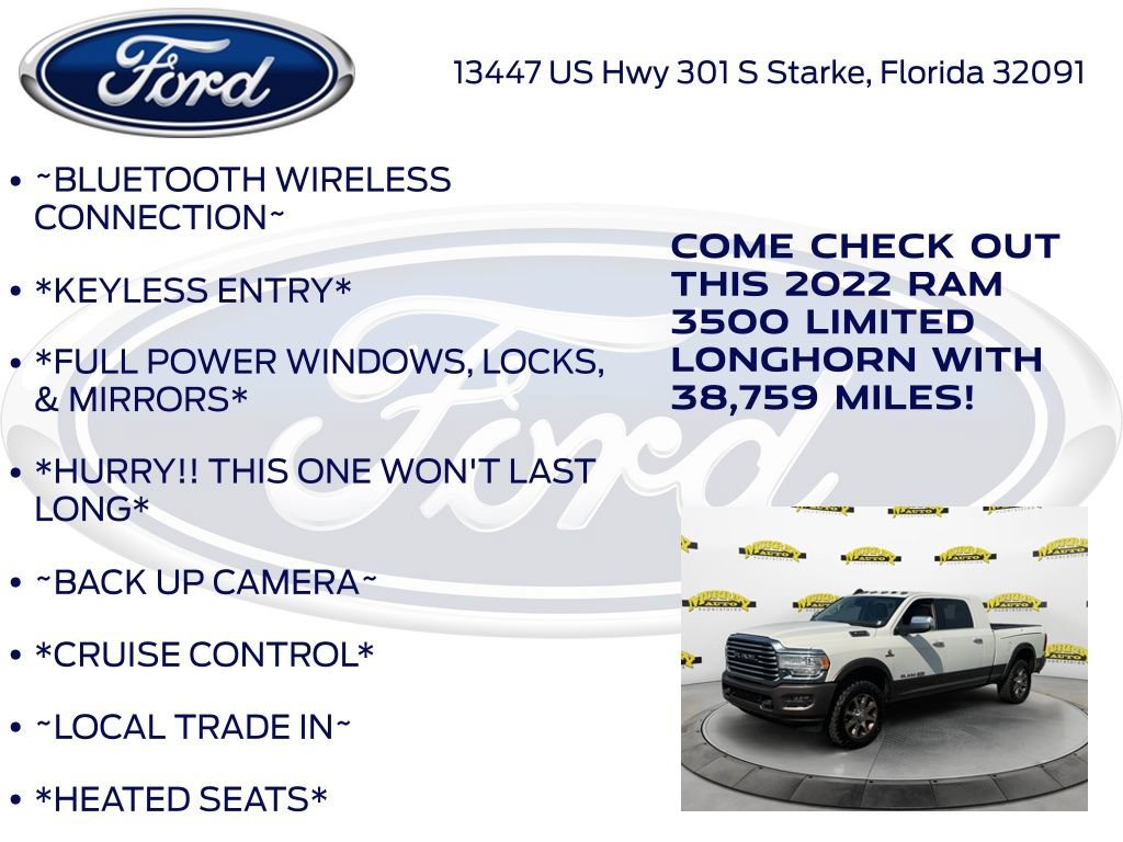 Used 2022 RAM 3500 Limited AWD/4WD image 10