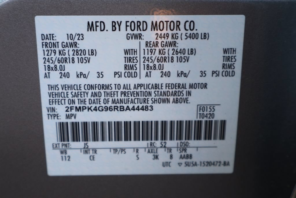 Certified 2024 Ford Edge SE AWD/4WD image 36