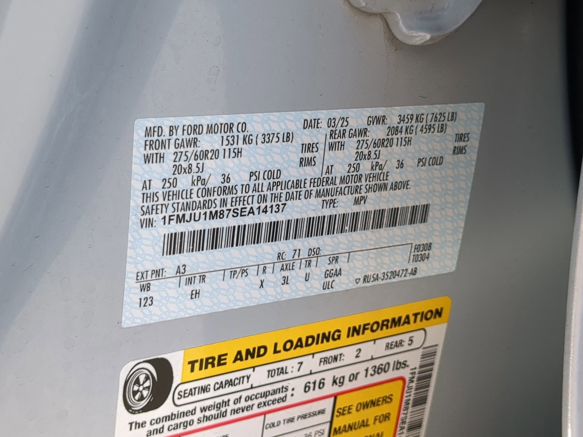 Certified 2025 Ford Expedition Platinum image 68