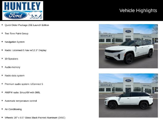 Used 2024 Jeep Wagoneer Launch Edition AWD/4WD image 2