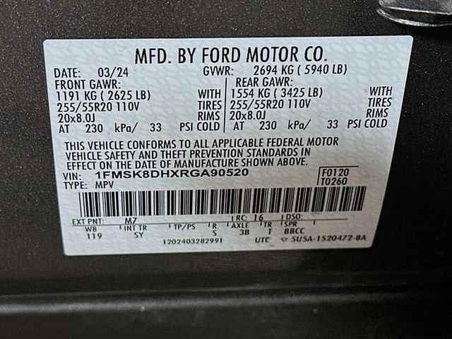 Certified 2024 Ford Explorer XLT w/ Equipment Group 202A AWD/4WD image 37