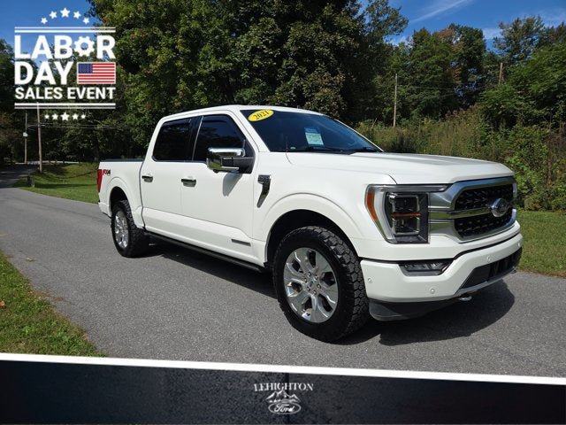 Certified 2021 Ford F150 Platinum w/ Equipment Group 701A High