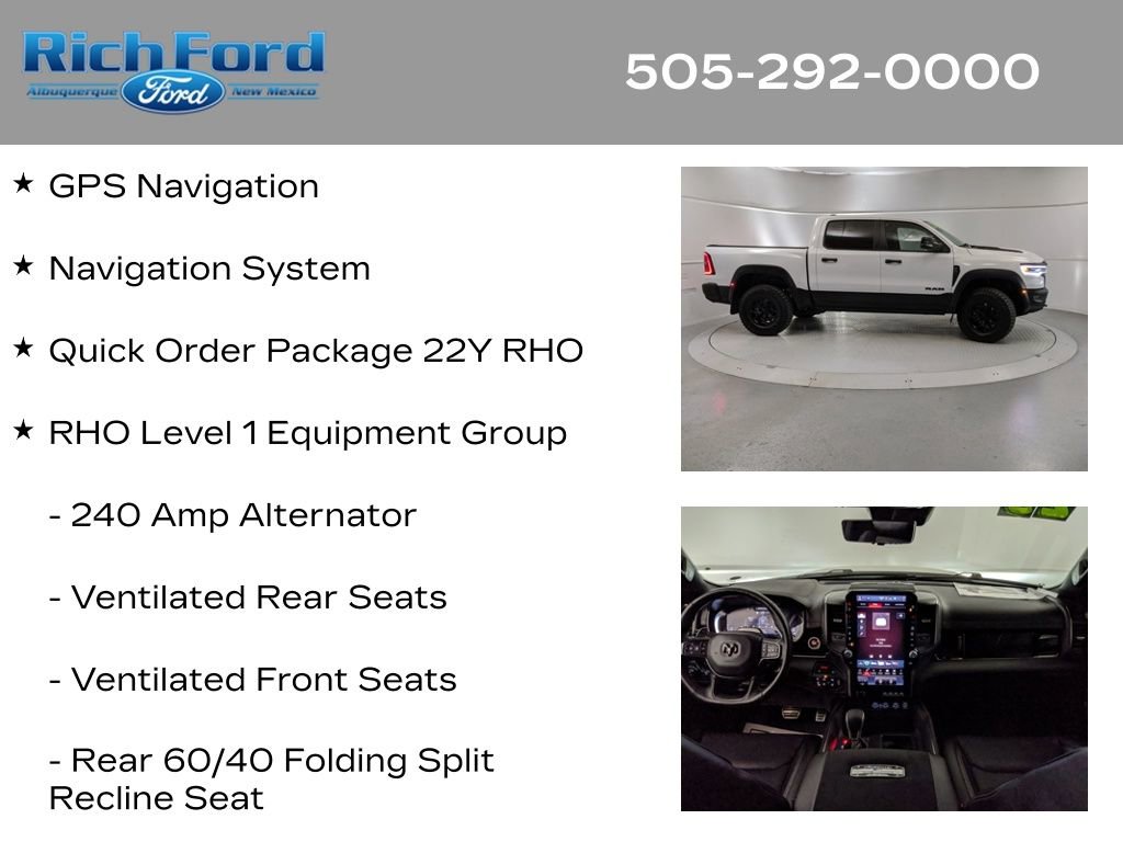 Used 2025 RAM 1500 RHO w/ RHO Level 1 Equipment Group image 11