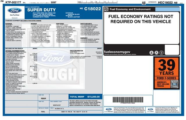 Certified 2017 Ford F350 Lariat w/ Lariat Ultimate Package image 25