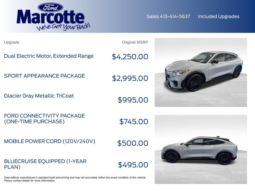 Certified 2025 Ford Mustang Mach-E Premium w/ Sport Appearance Package AWD/4WD image 5