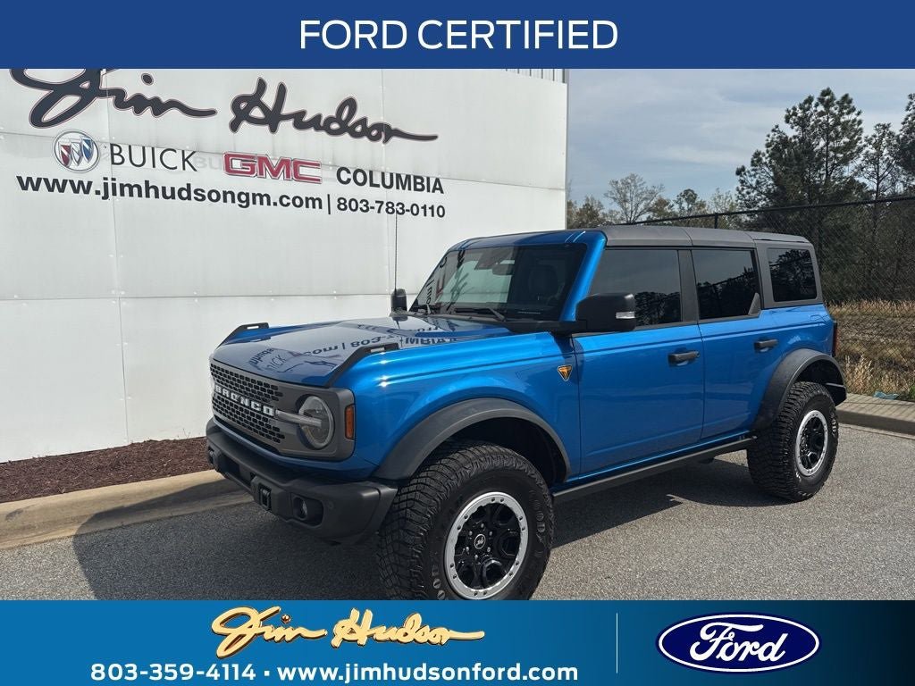 Certified 2023 Ford Bronco Badlands w/ Sasquatch Package AWD/4WD image 1