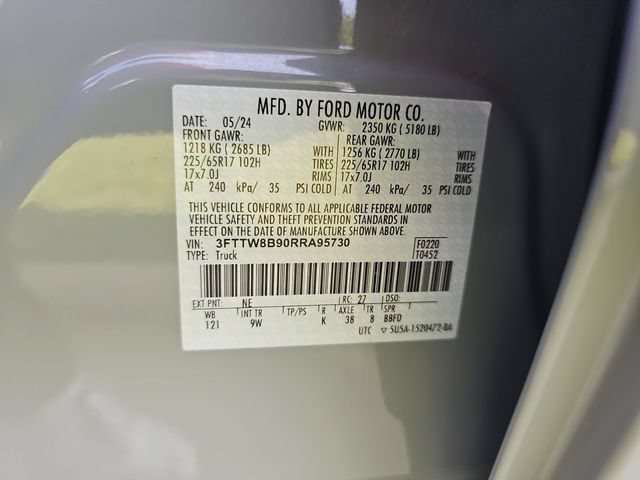 Certified 2024 Ford Maverick XL w/ Equipment Group 100A Standard AWD/4WD image 31