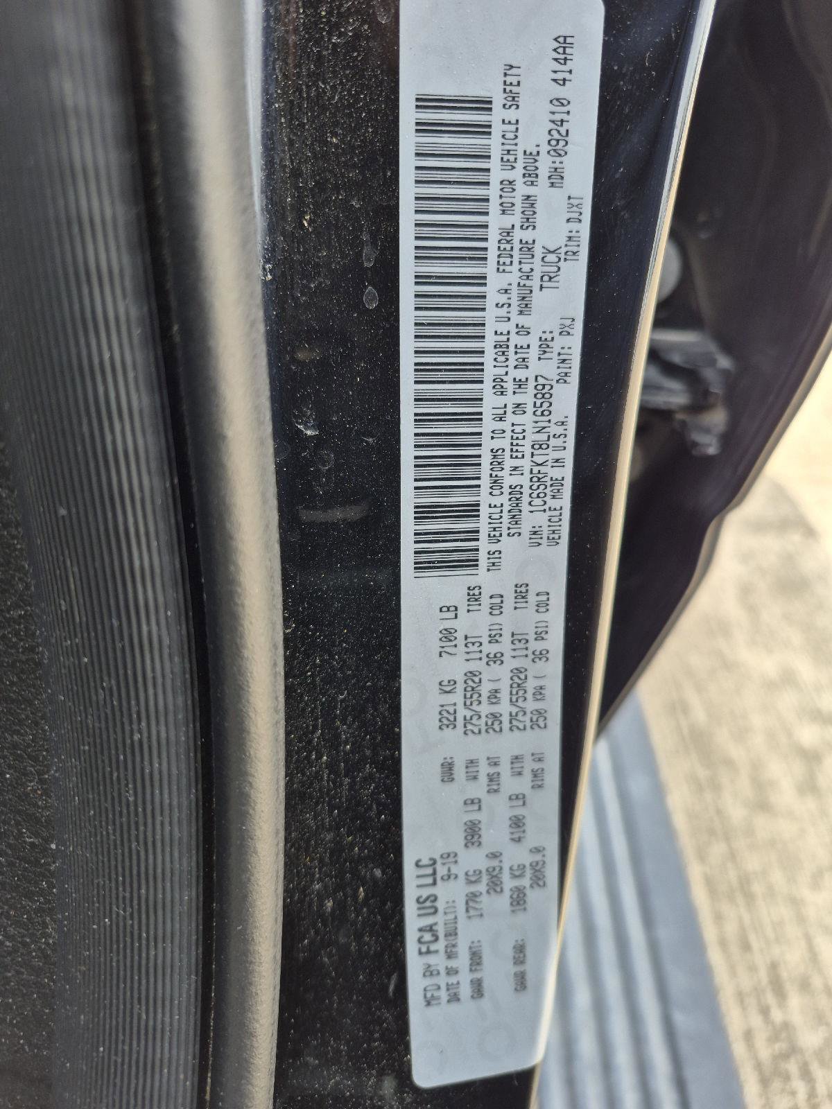 Used 2020 RAM 1500 Limited AWD/4WD image 5
