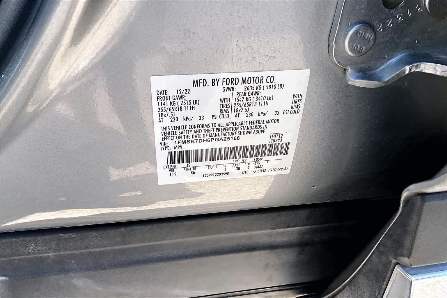 Certified 2023 Ford Explorer XLT RWD image 35
