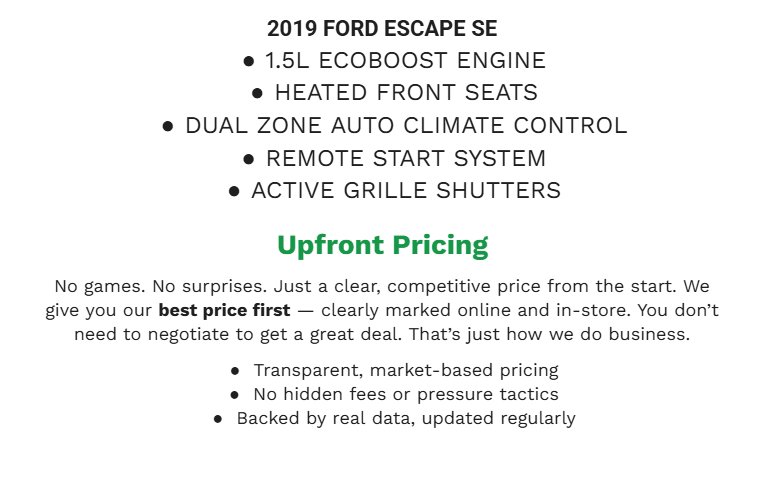 Certified 2019 Ford Escape SE image 2