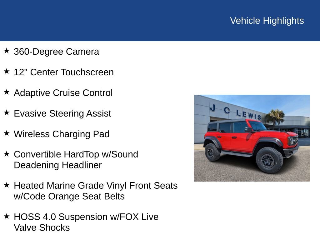 Certified 2023 Ford Bronco Raptor AWD/4WD image 33