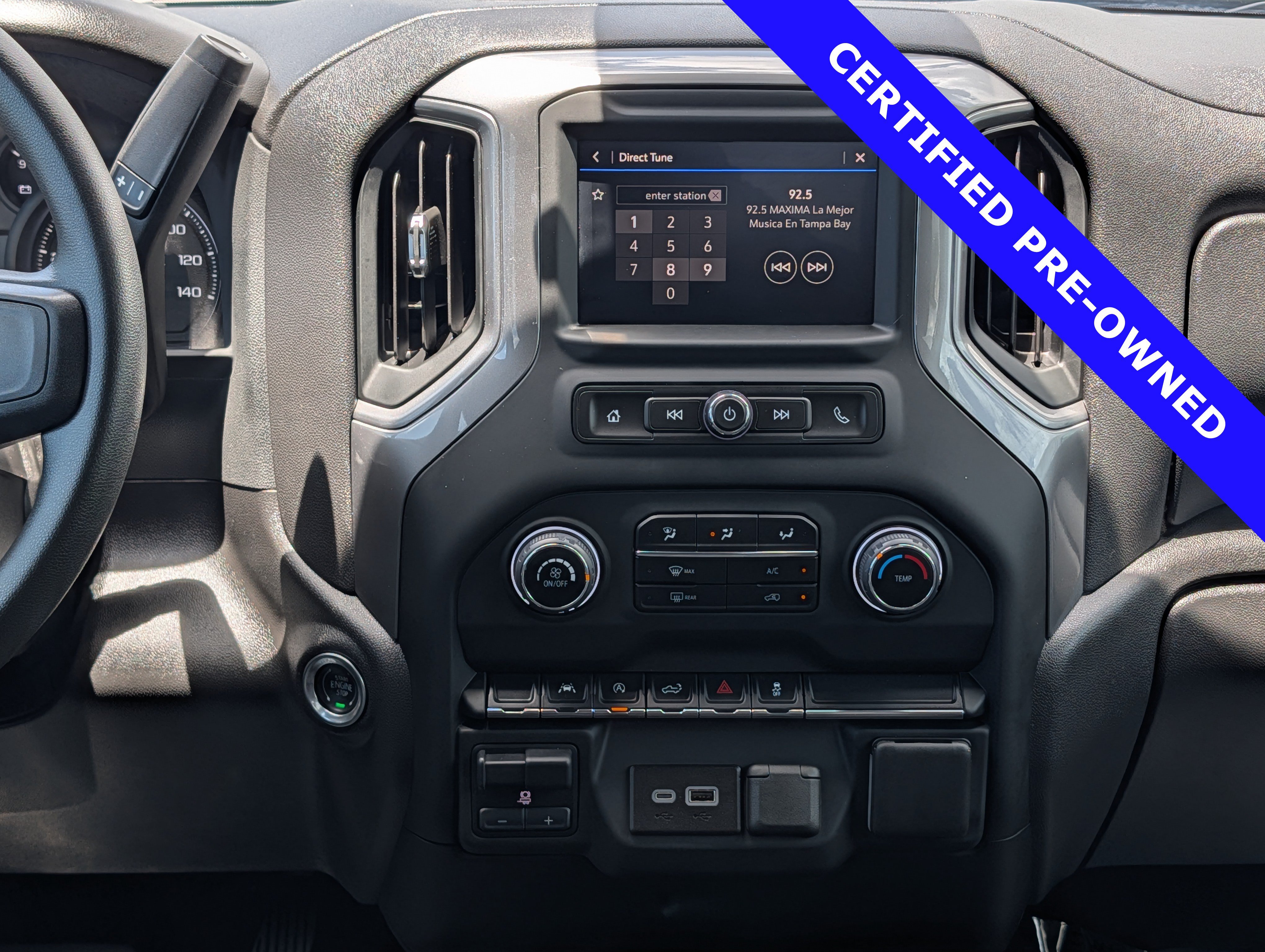 Used 2024 Chevrolet Silverado 1500 Custom w/ Turbomax Blackout Package AWD/4WD image 19