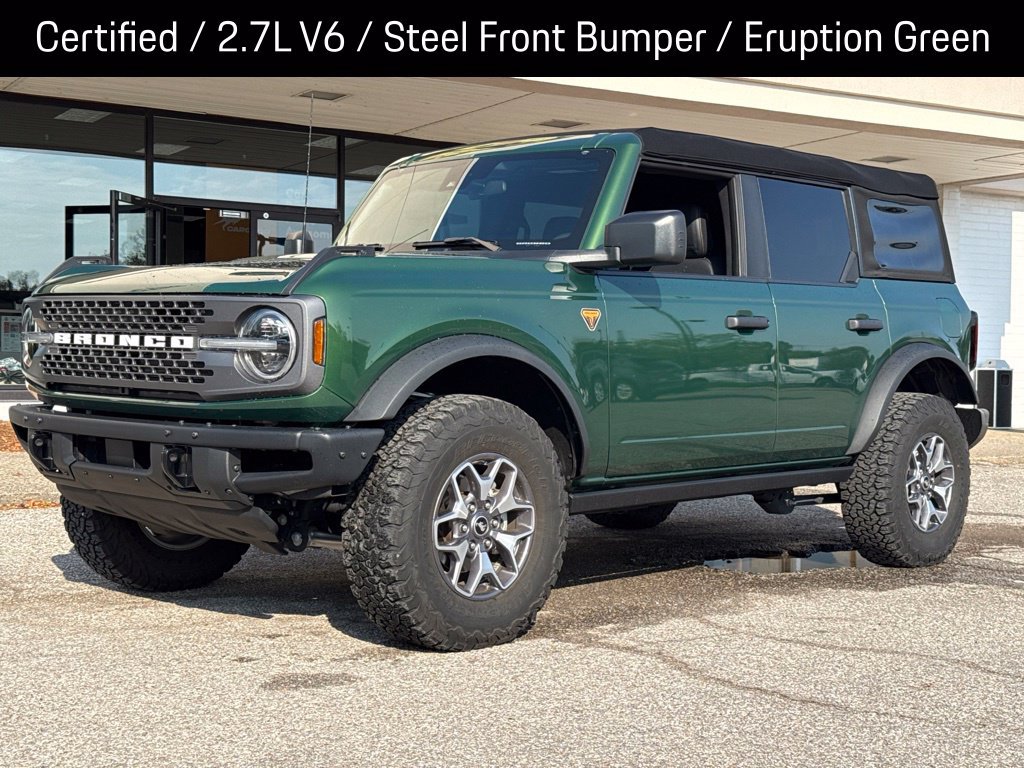 Certified 2023 Ford Bronco Badlands