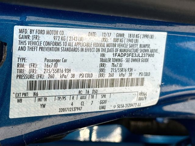 Certified 2018 Ford Focus SE image 31