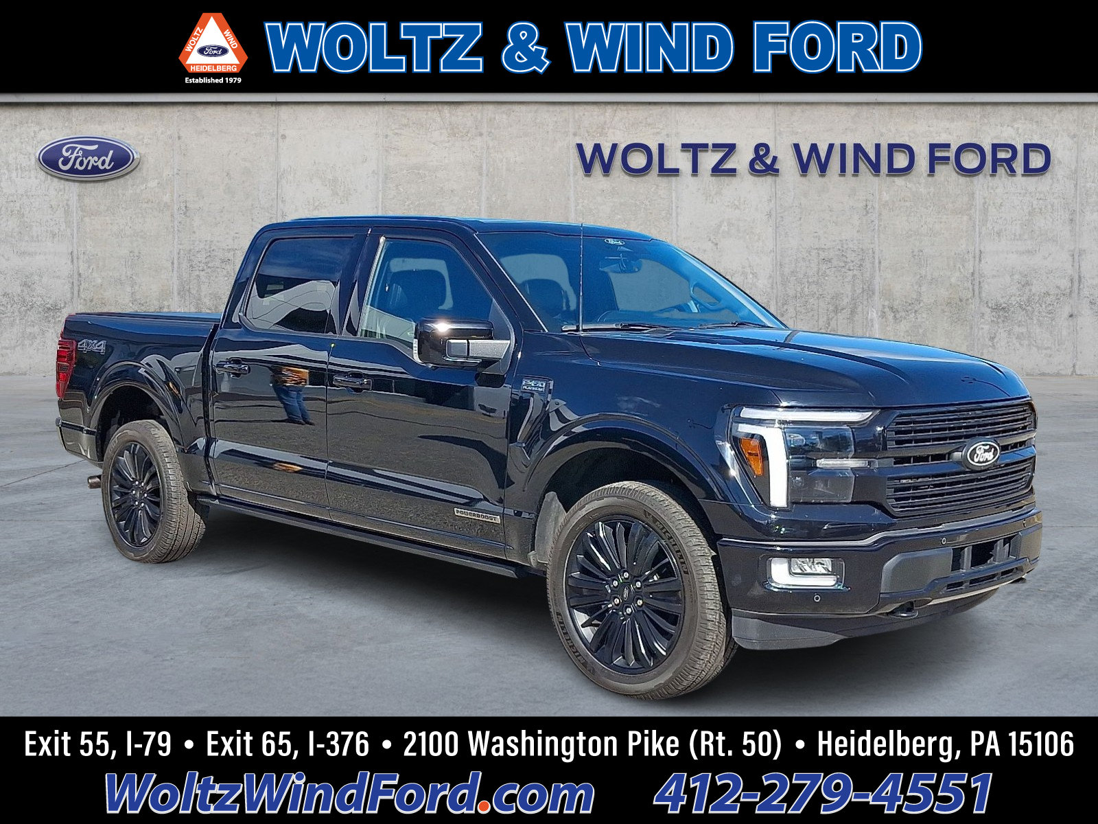 Certified 2025 Ford F150 Platinum w/ Equipment Group 702A High