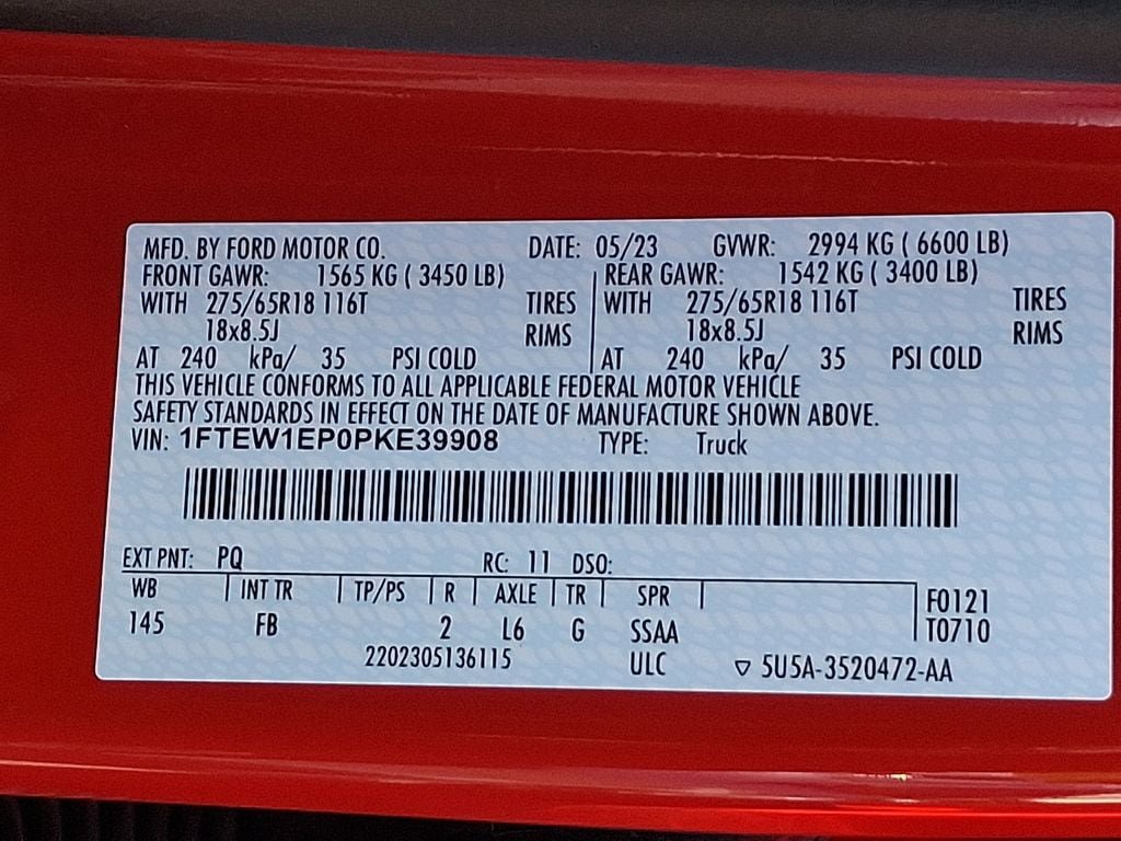 Certified 2023 Ford F150 XLT w/ Equipment Group 302A High AWD/4WD image 29