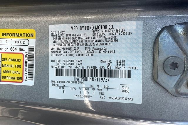 Certified 2022 Ford Mustang Premium image 31