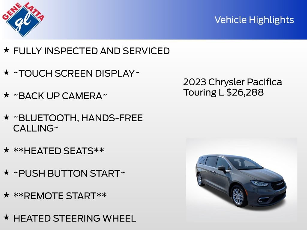 Used 2023 Chrysler Pacifica Touring-L FWD image 32