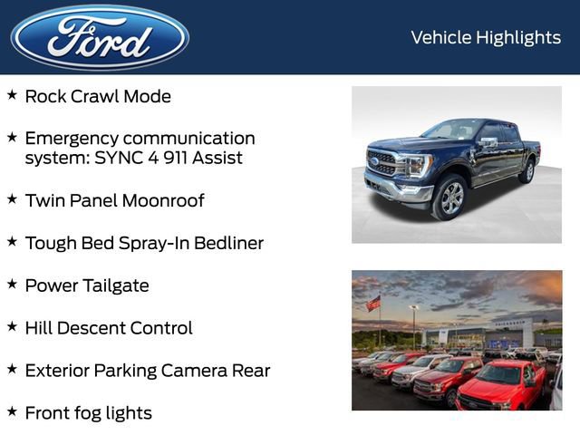 Certified 2021 Ford F150 King Ranch w/ Equipment Group 601A High image 13