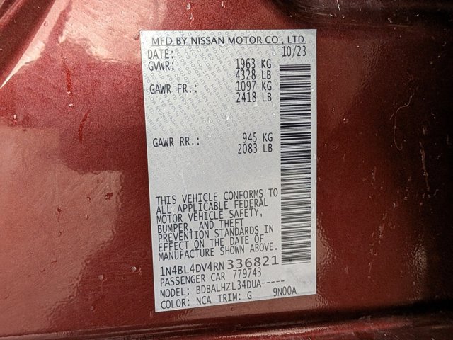 Used 2024 Nissan Altima 2.5 SV FWD image 32