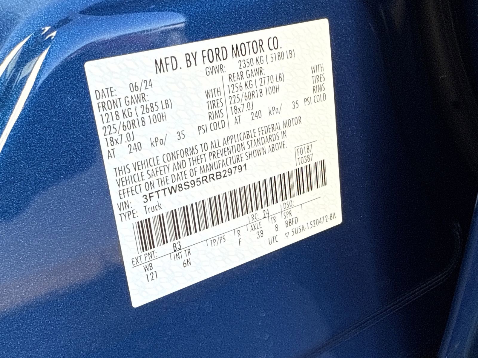 Certified 2024 Ford Maverick Lariat w/ 4K Tow Package image 31