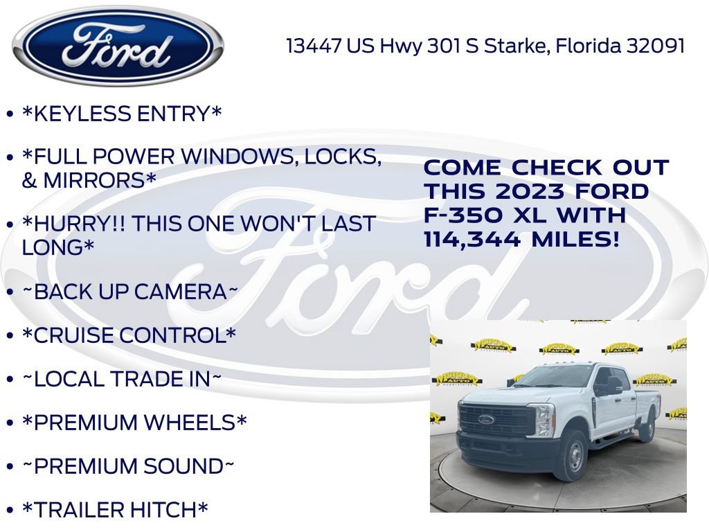 Certified 2023 Ford F350 XL w/ FX4 Off-Road Package AWD/4WD image 12