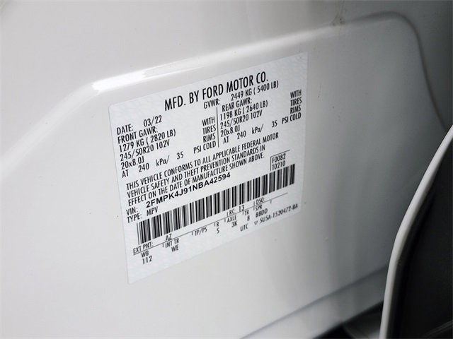 Certified 2022 Ford Edge ST-Line w/ Class II Trailer Tow Package image 33