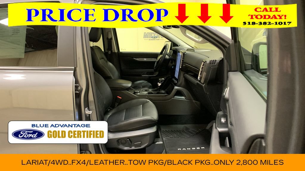 Certified 2025 Ford Ranger Lariat w/ FX4 Off-Road Package AWD/4WD image 12