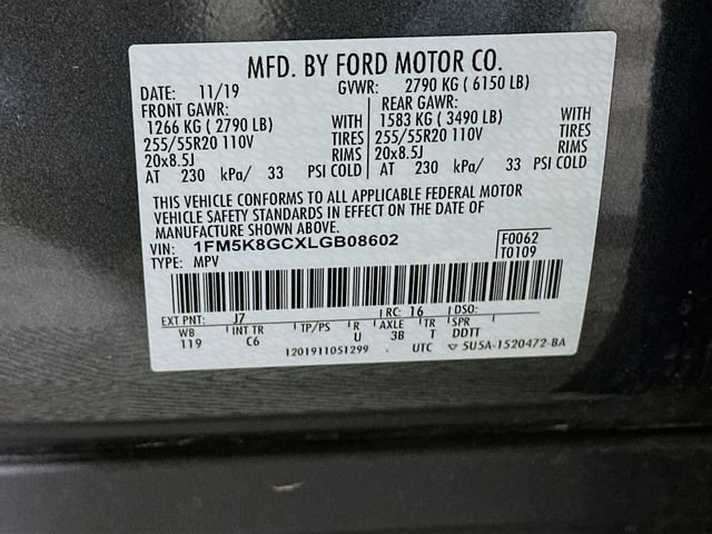 Certified 2020 Ford Explorer ST w/ Premium Technology Package AWD/4WD image 41