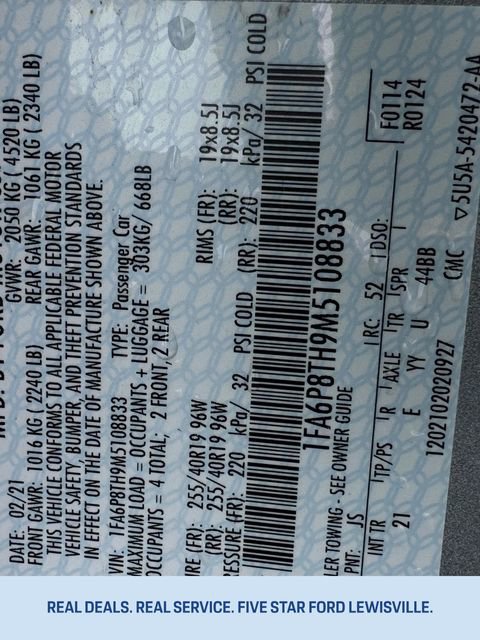 Certified 2021 Ford Mustang Coupe w/ Equipment Group 101A image 29