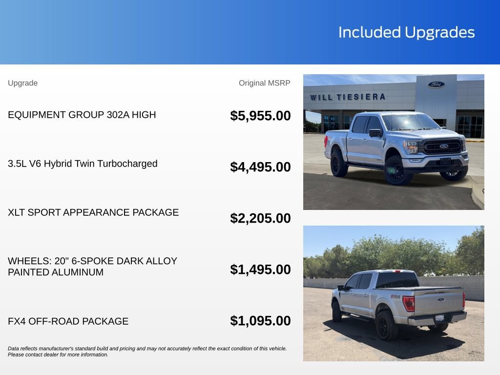 Certified 2022 Ford F150 XLT w/ Equipment Group 302A High AWD/4WD image 5