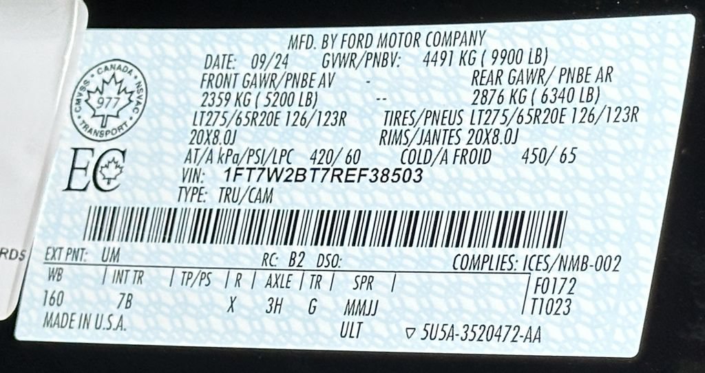 Certified 2024 Ford F250 Platinum AWD/4WD image 64