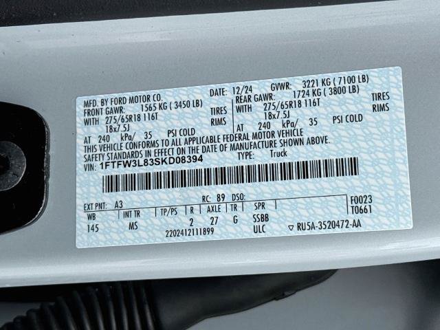 Certified 2025 Ford F150 XLT w/ Equipment Group 301A Standard AWD/4WD image 23