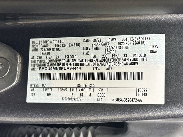 Certified 2023 Ford Escape ST-Line w/ Tech Pack #1 AWD/4WD image 38