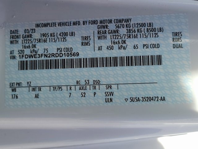 Certified 2024 Ford E-350 and Econoline 350 Super Duty w/ Driver's Safety Package image 17